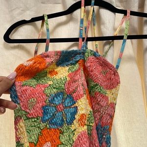 Pics don’t do this justice. It’s a body con floral bright dress. I love it!!